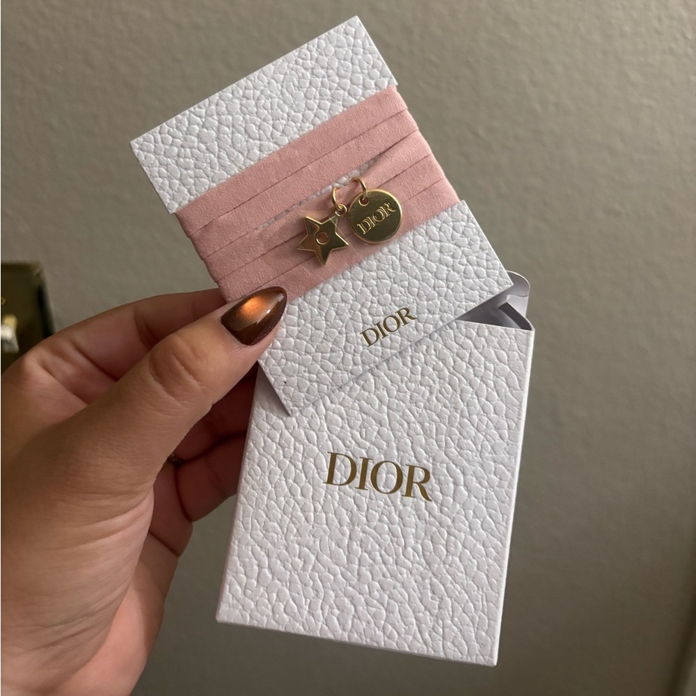Christian Dior Parfums Bracelet or Hair Ribbon PINK Novelty GWP NEW